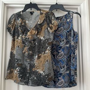 Beautiful bundle with 2 blouses!